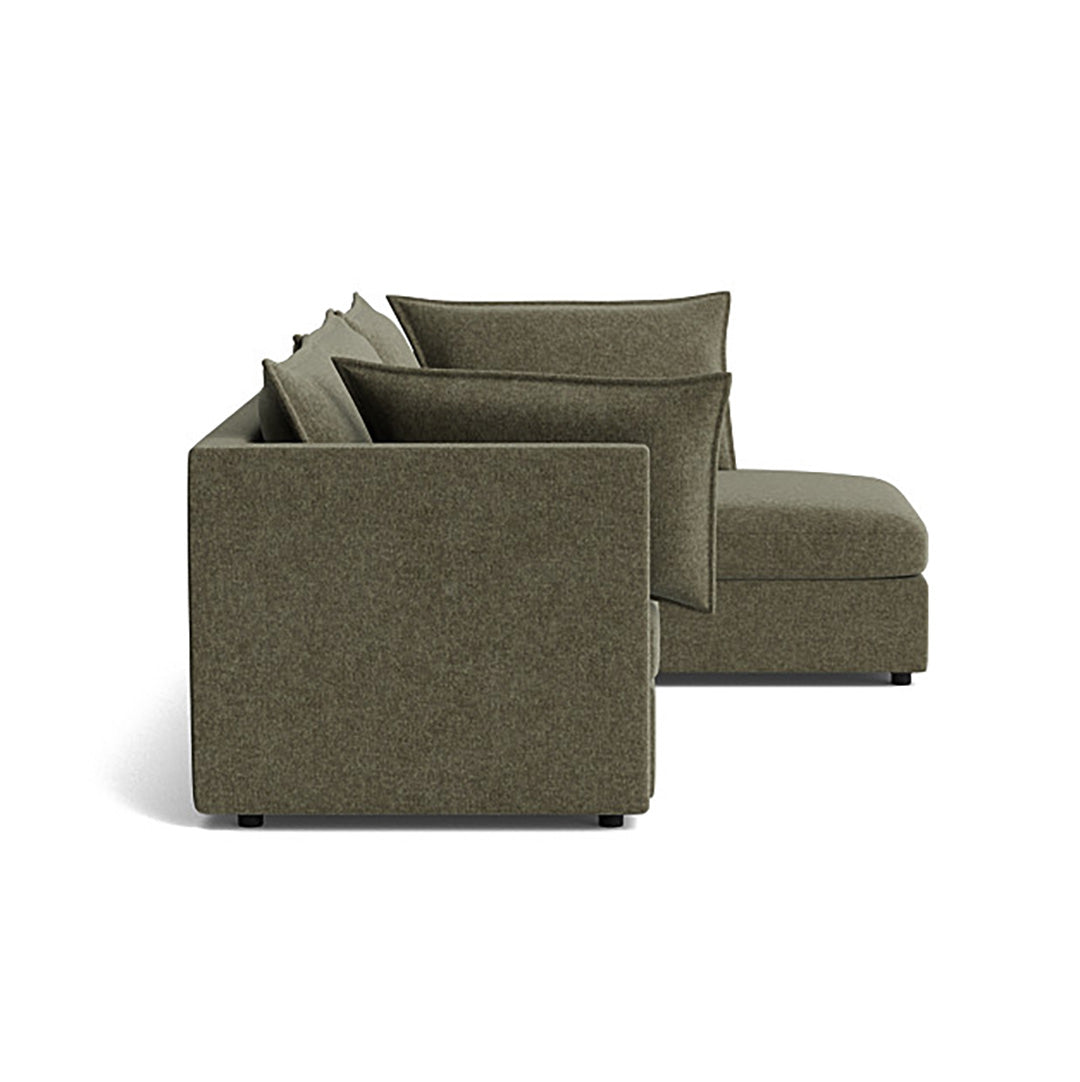 Joybird green sectional sofa