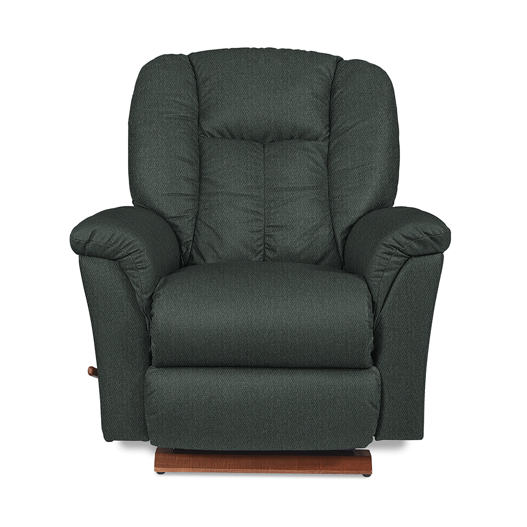 Jasper Wall Recliner from La-Z-Boy Incorporated in Blue with Manual Recline, Made in USA - Detail view