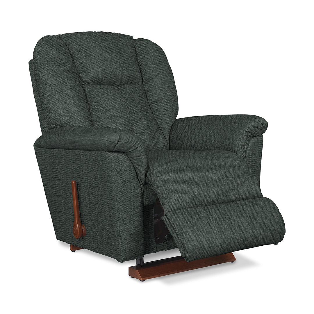 Jasper Wall Recliner from La-Z-Boy Incorporated in Blue, Made in USA - Alternate angle