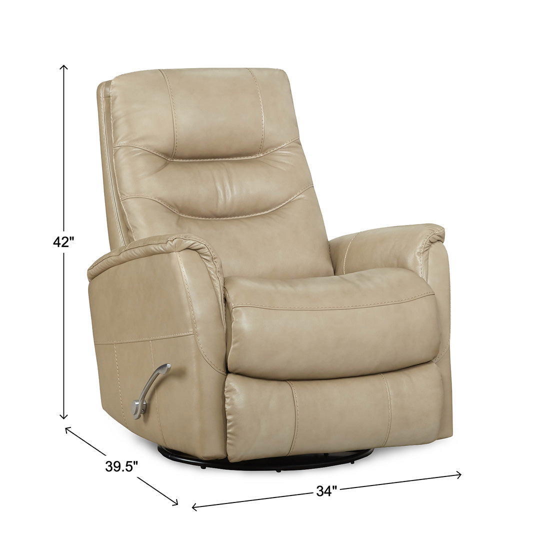 Alta Leather Swivel Glider Recliner