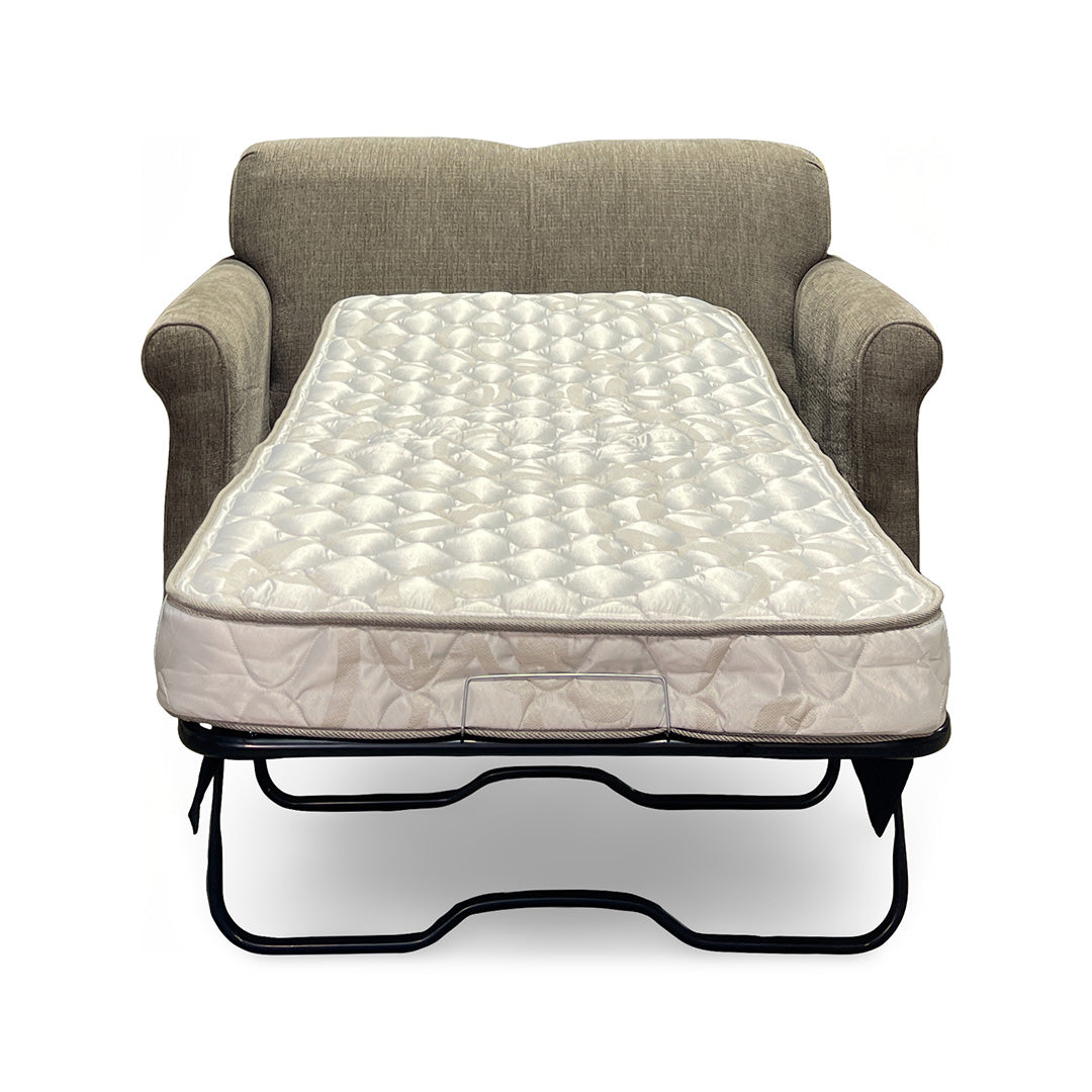 Brown Fabric Angie Innerspring Twin Sleeper Chair from England - Additional view 4
