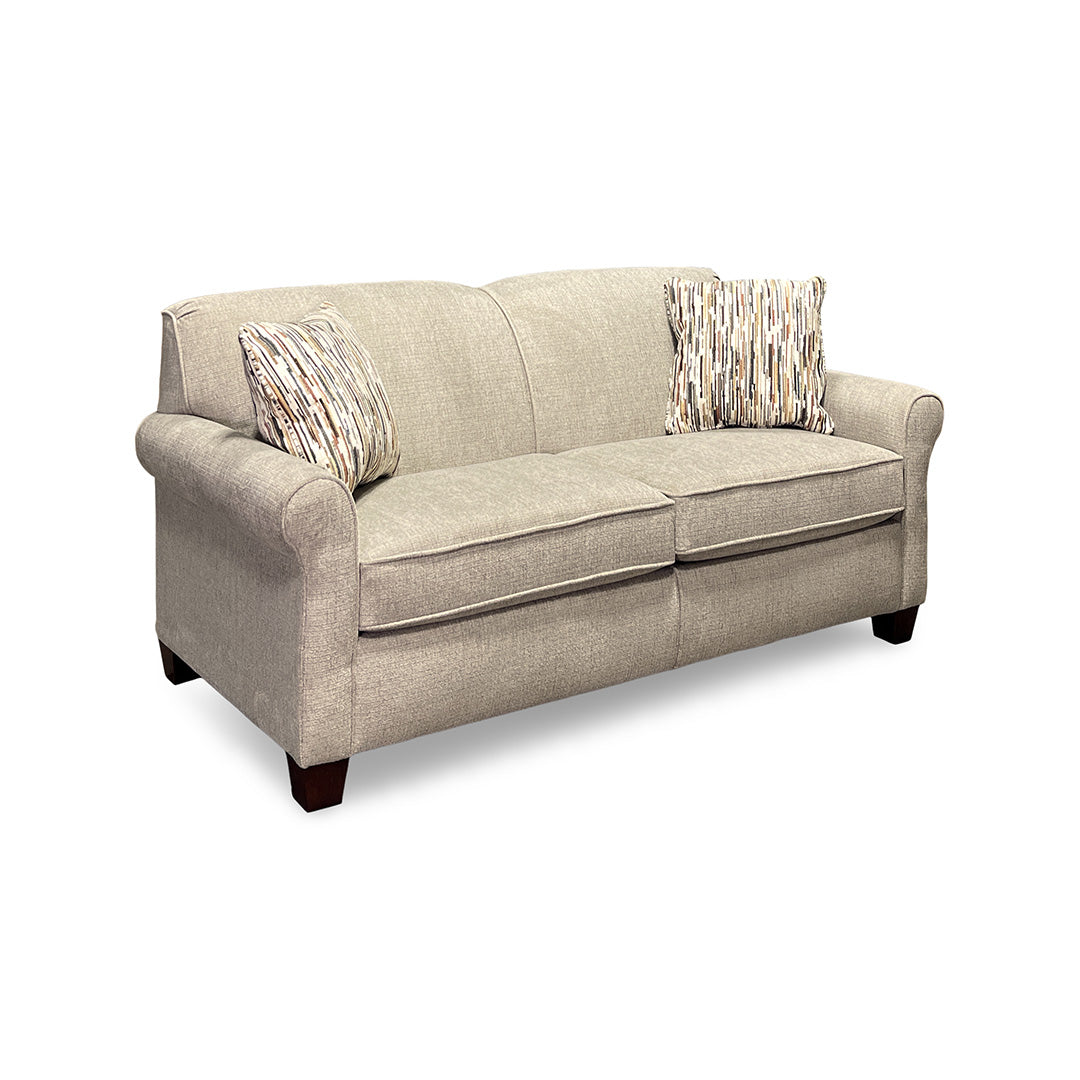 Beige Fabric Angie Visco Full Sleeper Loveseat from England