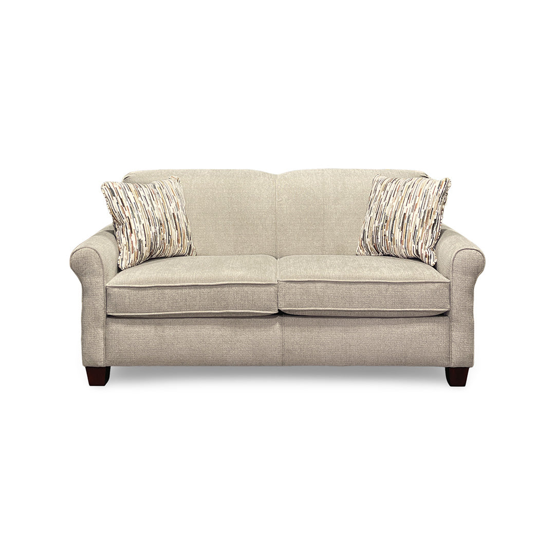 Beige Fabric Angie Visco Full Sleeper Loveseat from England - Additional view 5