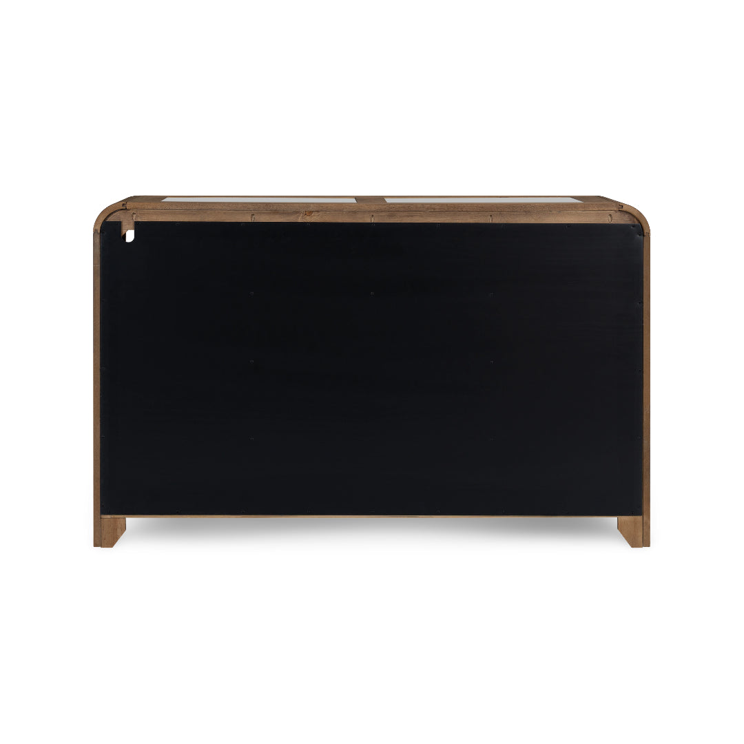 Apex Sideboard from Holland House in Brown Veneer - Side view