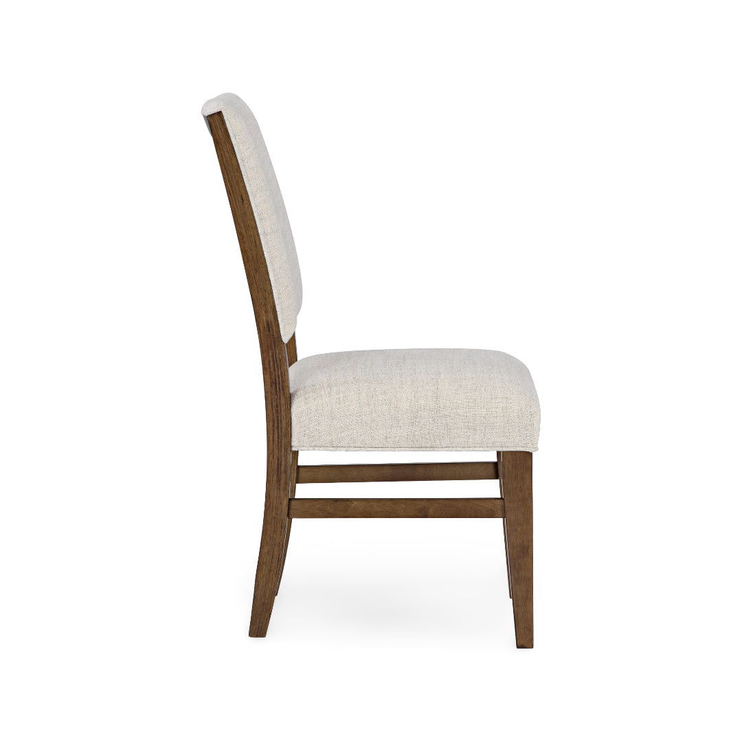 Apex Upholstered Chair from Holland House in Brown Veneer - Red finish