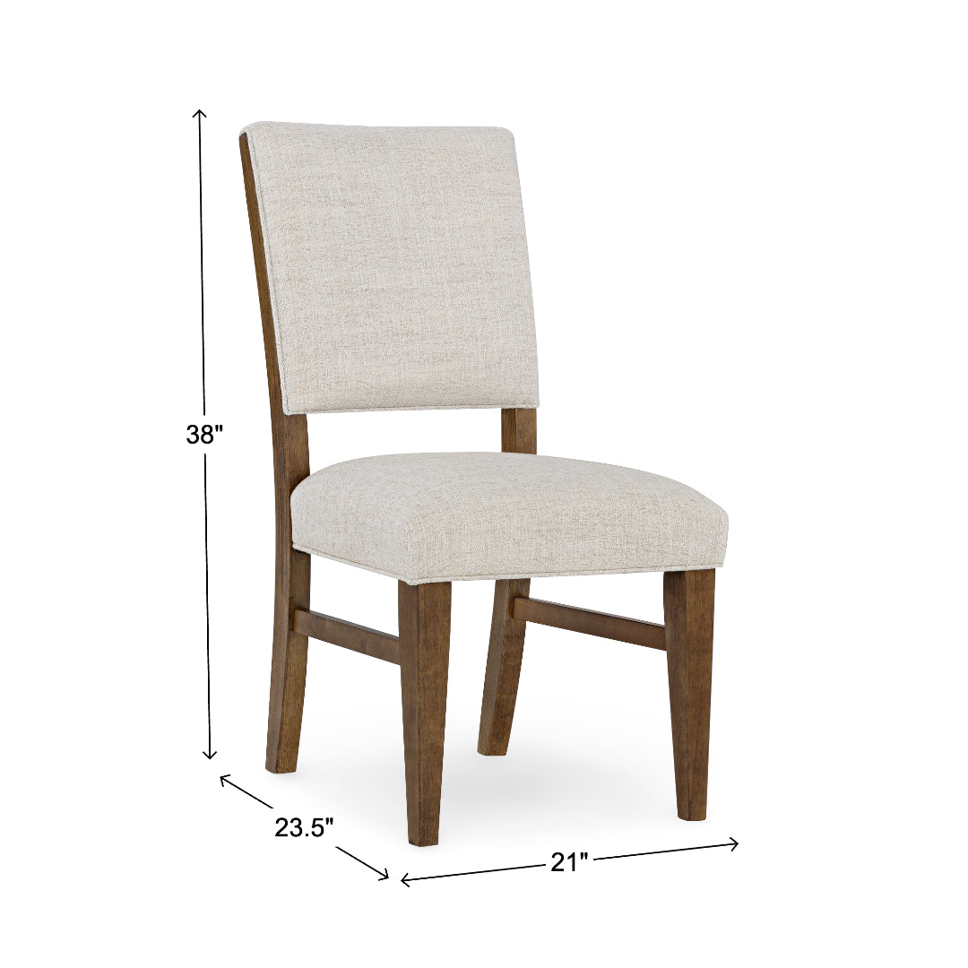 Apex Upholstered Dining Set (5pc) (Seats 6-8) from Holland House in Brown Veneer - Red finish