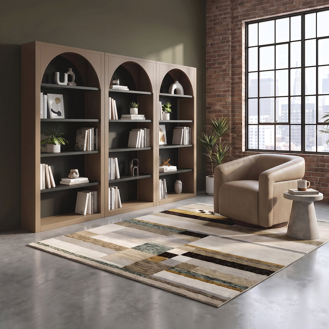 Archie Bookcase from Sunny Designs, Inc. in Solid Wood - Lifestyle view