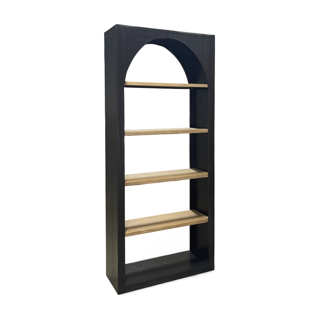 Archie Bookcase from Sunny Designs, Inc. in Solid Wood - Black finish