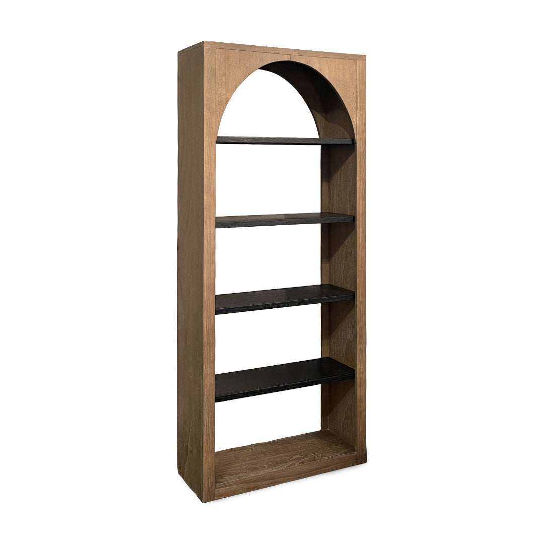 Archie Bookcase from Sunny Designs, Inc. in Solid Wood - Brown finish