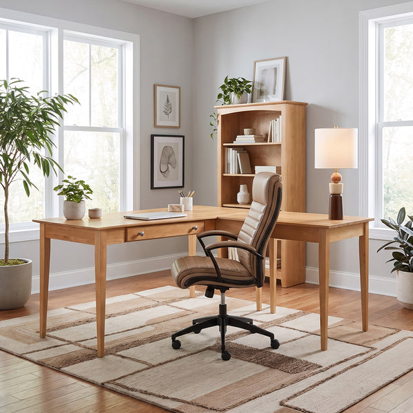Silla de escritorio de cuero Atlas from Parker House in Leather Match - Leather detail