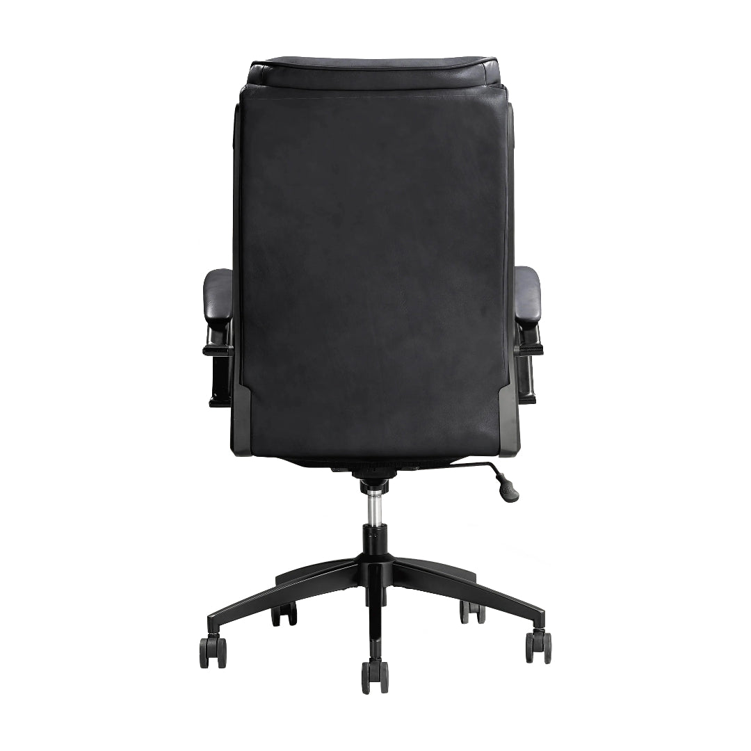Atlas Leather Desk Chair from Parker House with Casters - Leather detail