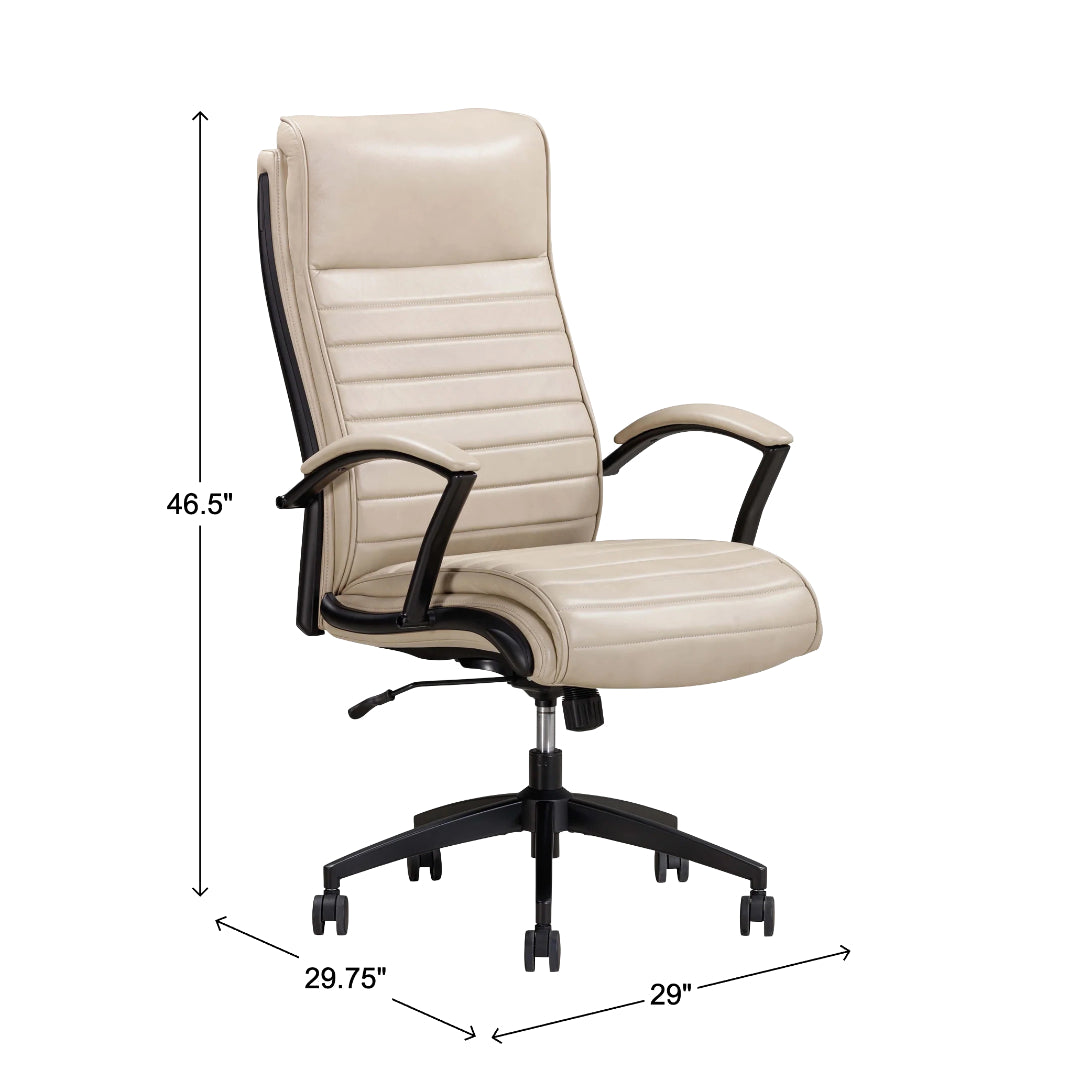 Atlas Leather Desk Chair from Parker House - Leather detail