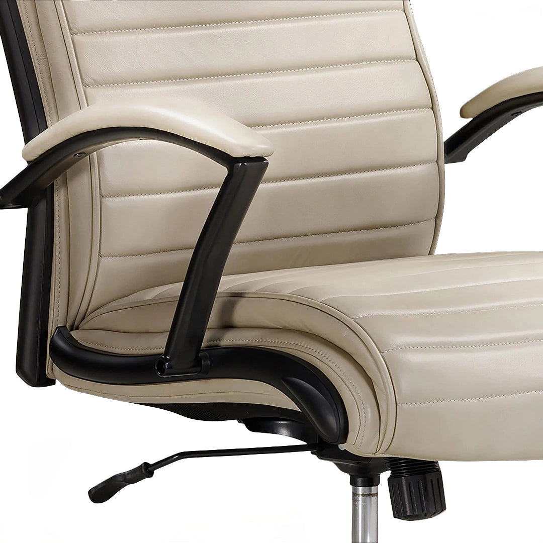 Atlas Leather Desk Chair from Parker House - Leather detail