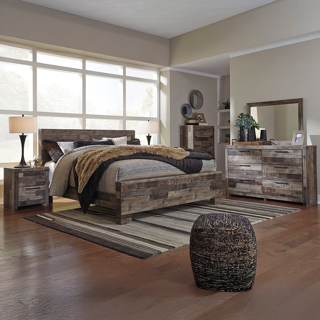 Cama con paneles Derekson