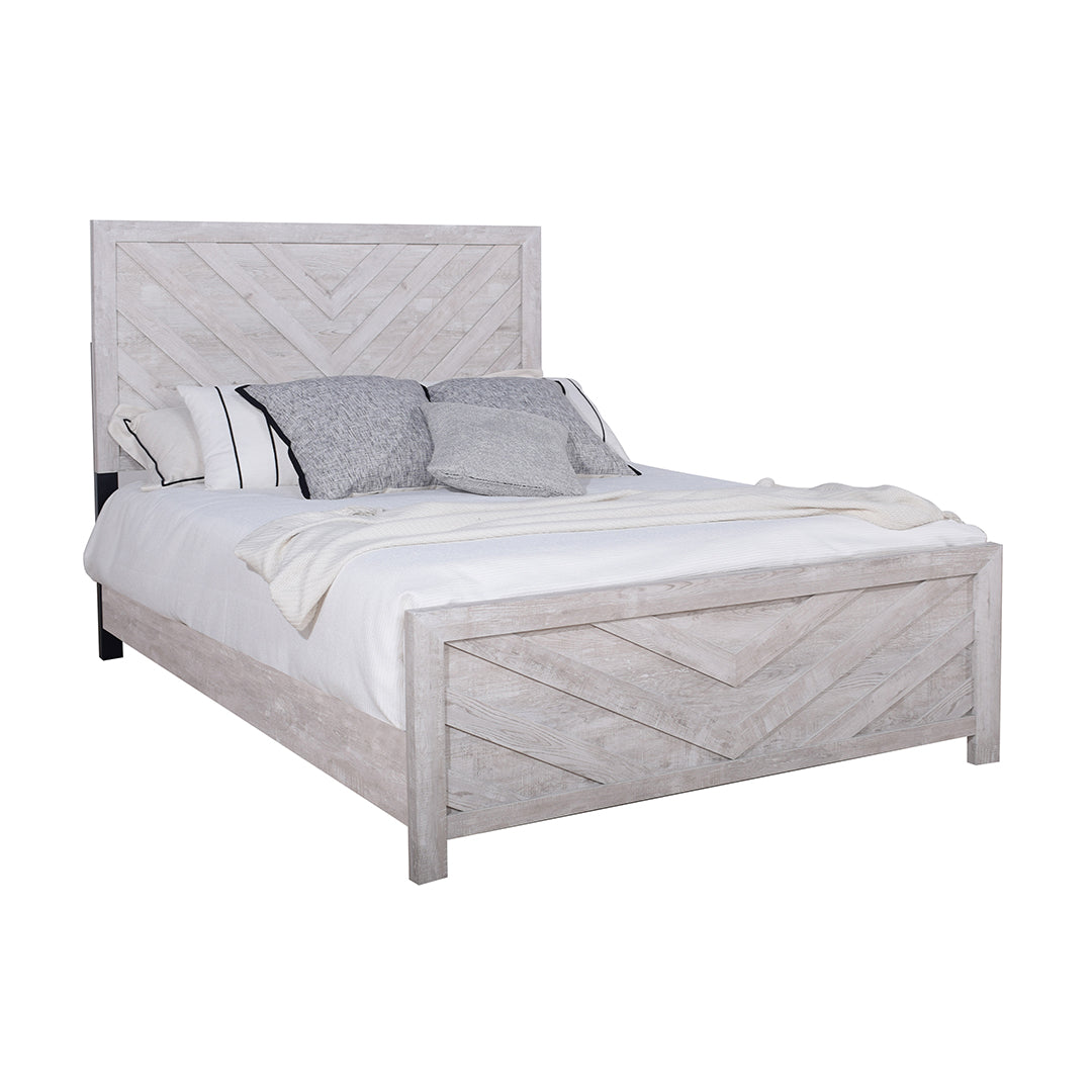 Cayne Bed in white from New Classic Home Furnishings Inc.