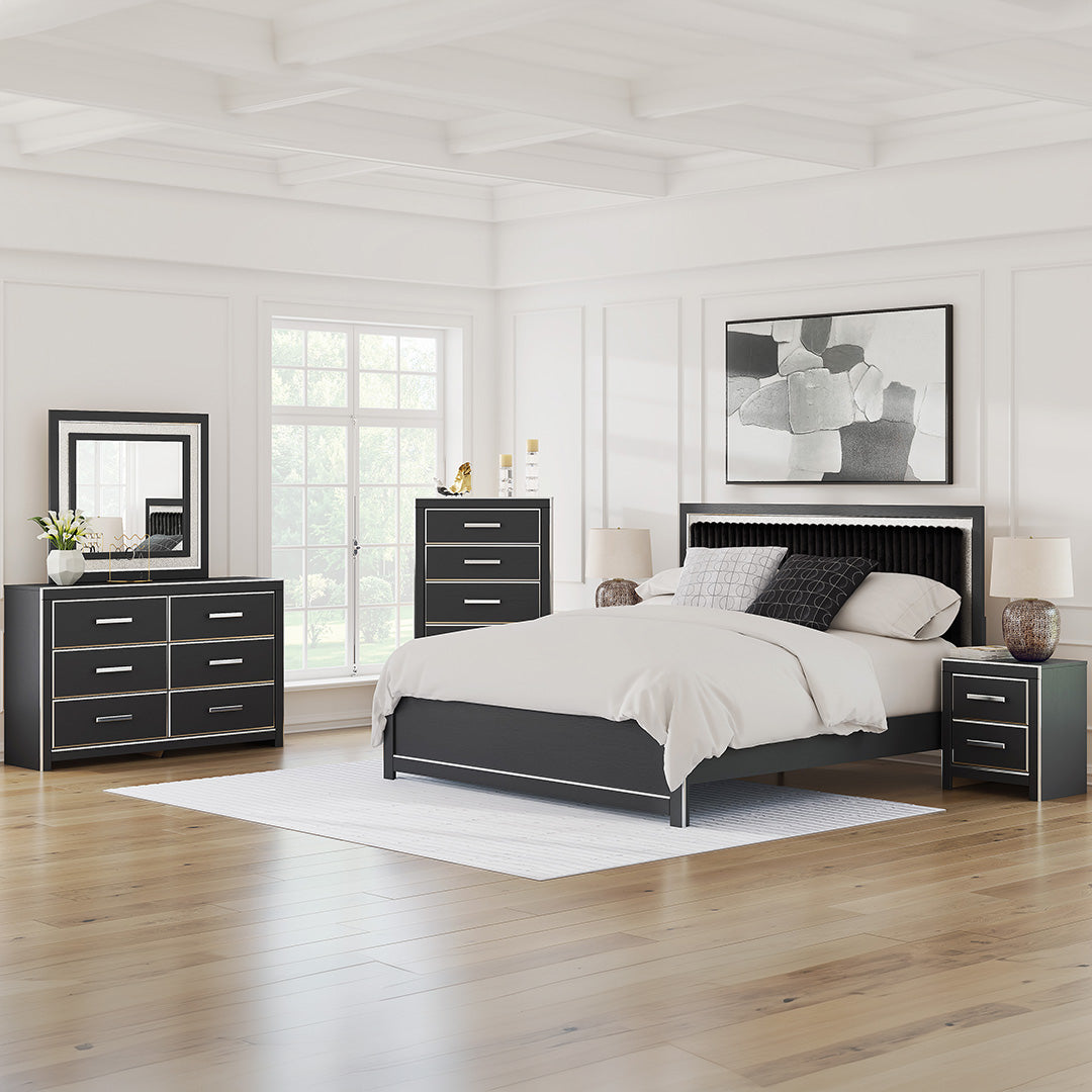 Zuraleus Upholstered Panel Bed