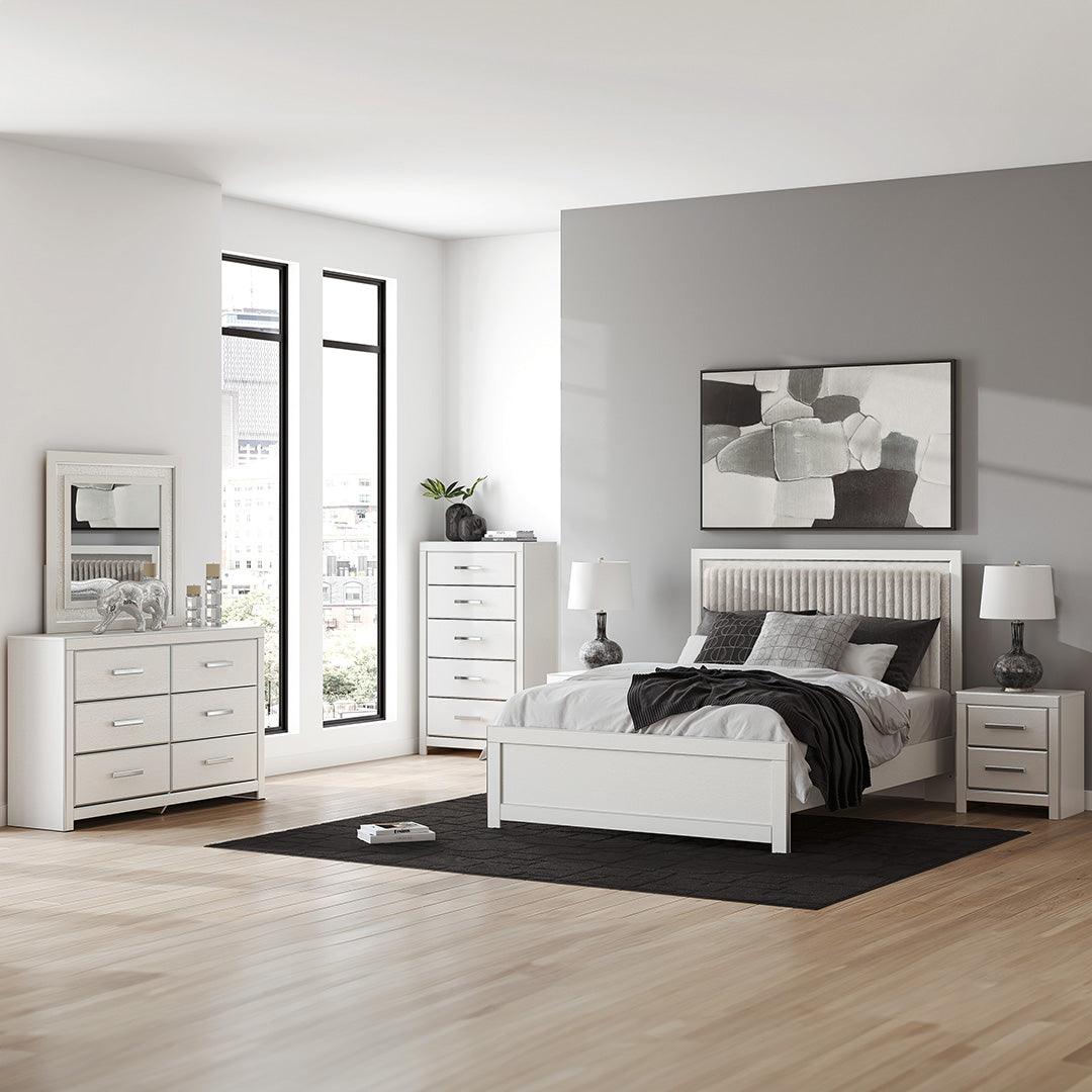 Zuraleus Upholstered Panel Bed