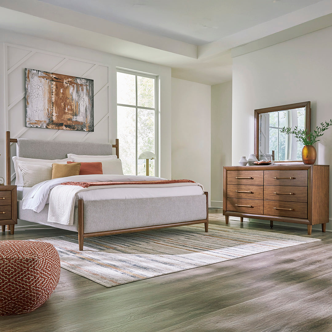 Conjunto de dormitorio tapizado Lyncott