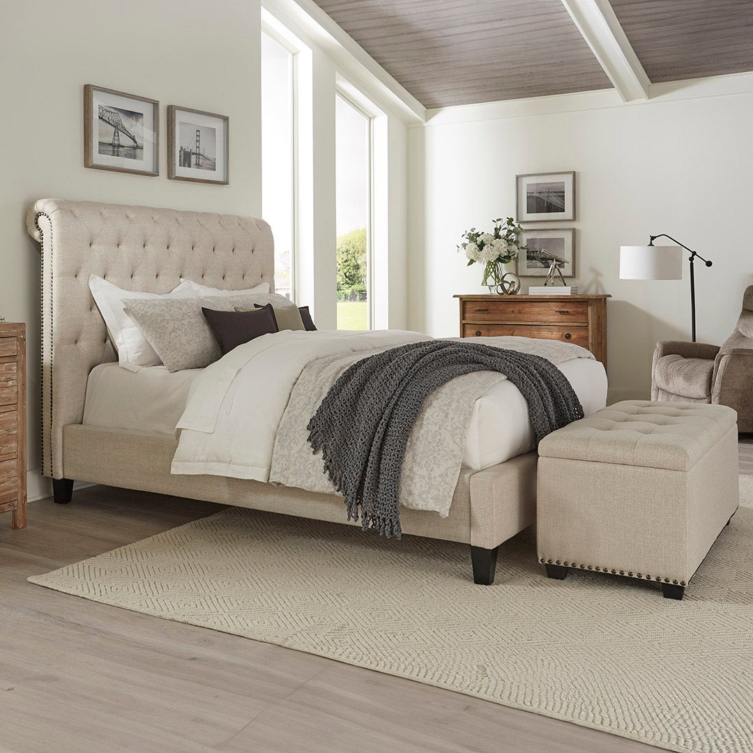 Cama tapizada Corbin