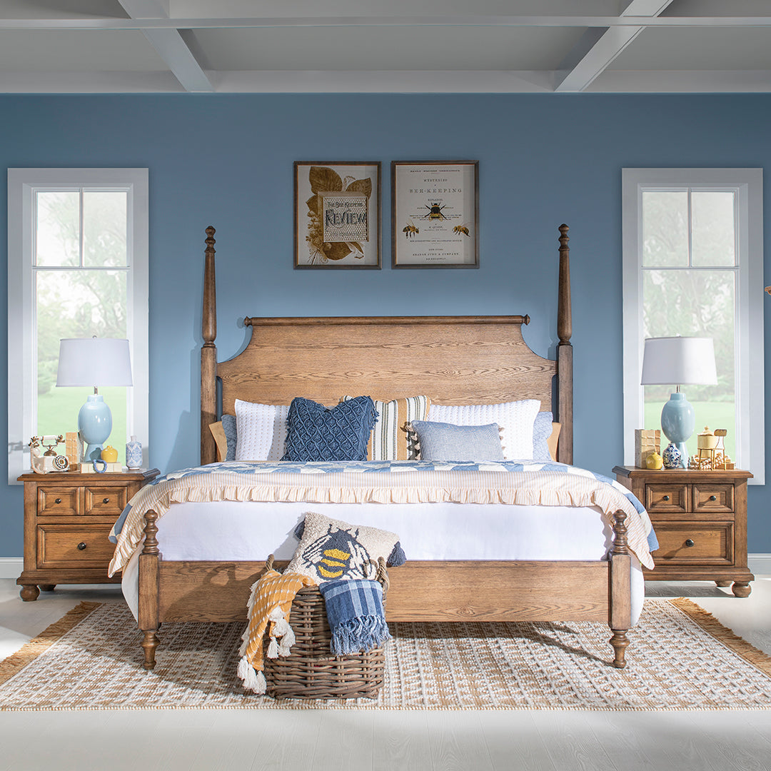 Vintage Market Poster Bed