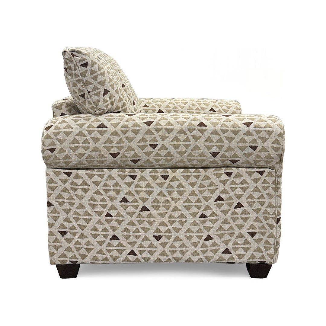 Billie Accent Chair from Fusion in Beige, Made in USA - Additional view 4