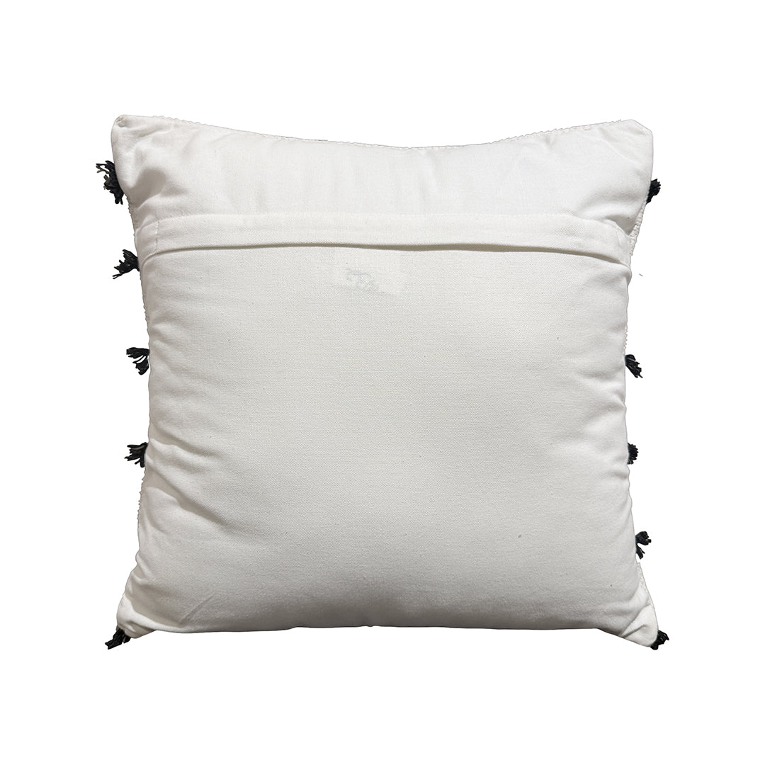 Black and White Square Pillow