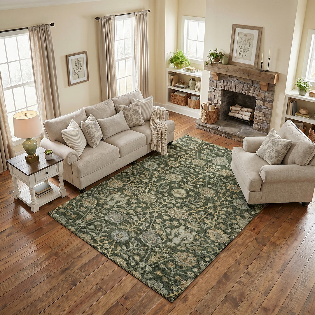 Brevard Green Rug