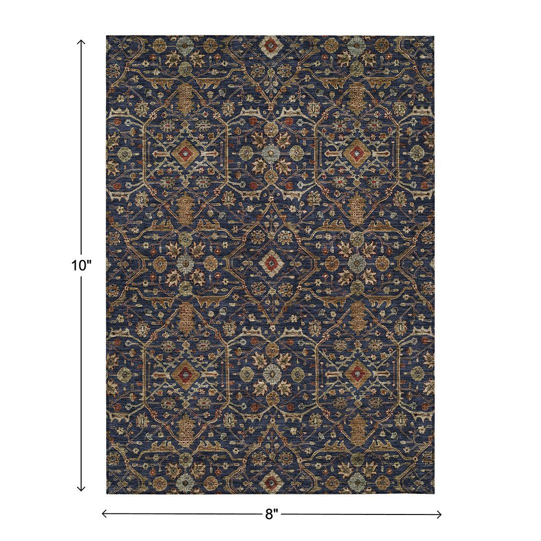 Brevard Navy Rug