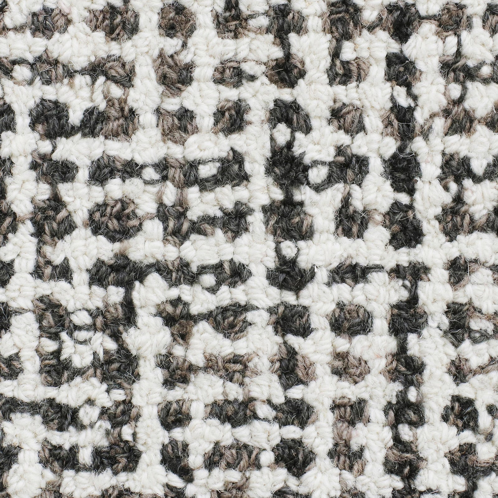 Alfombra gris entrecruzada