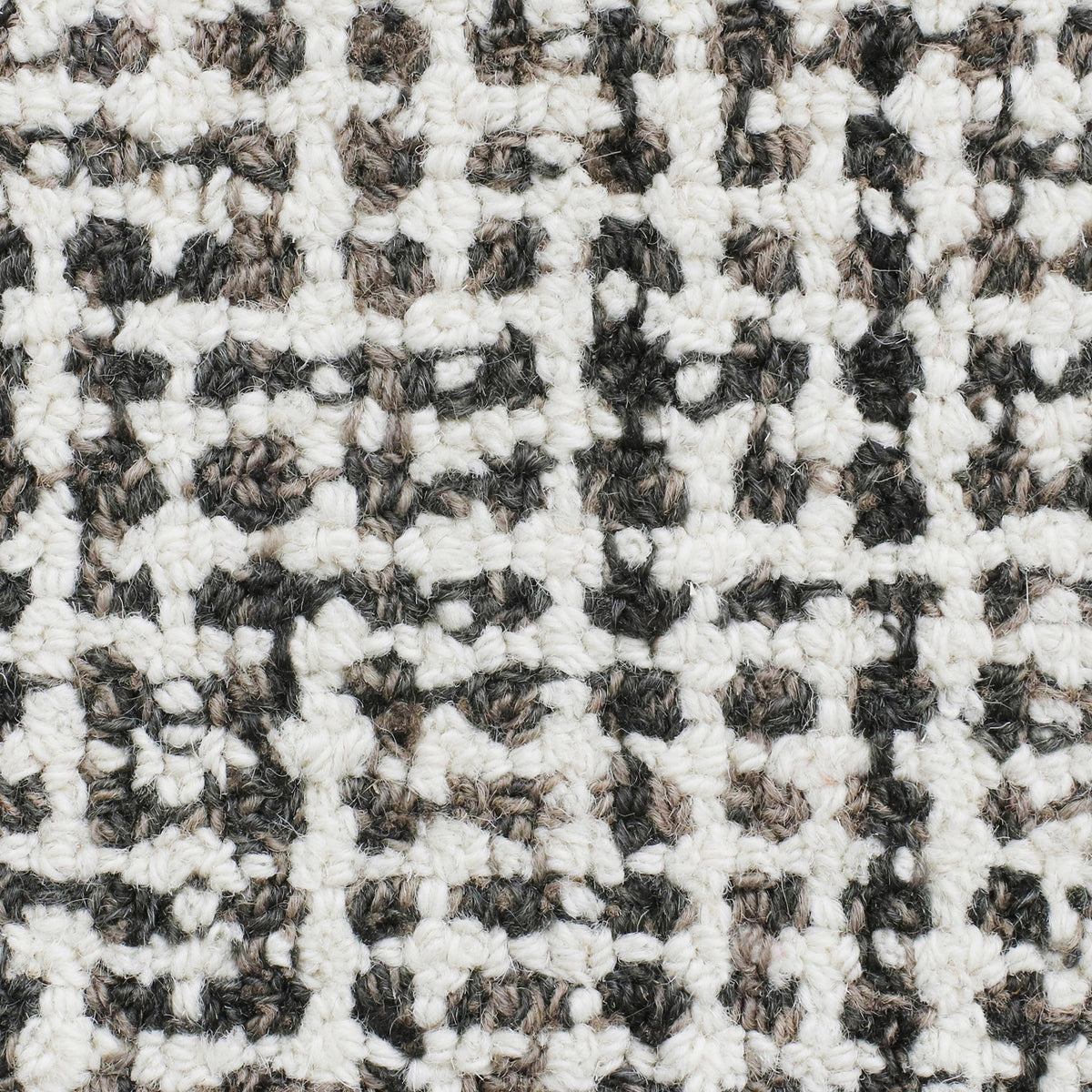 Alfombra gris entrecruzada