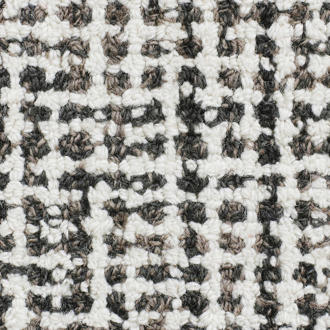 Alfombra gris entrecruzada