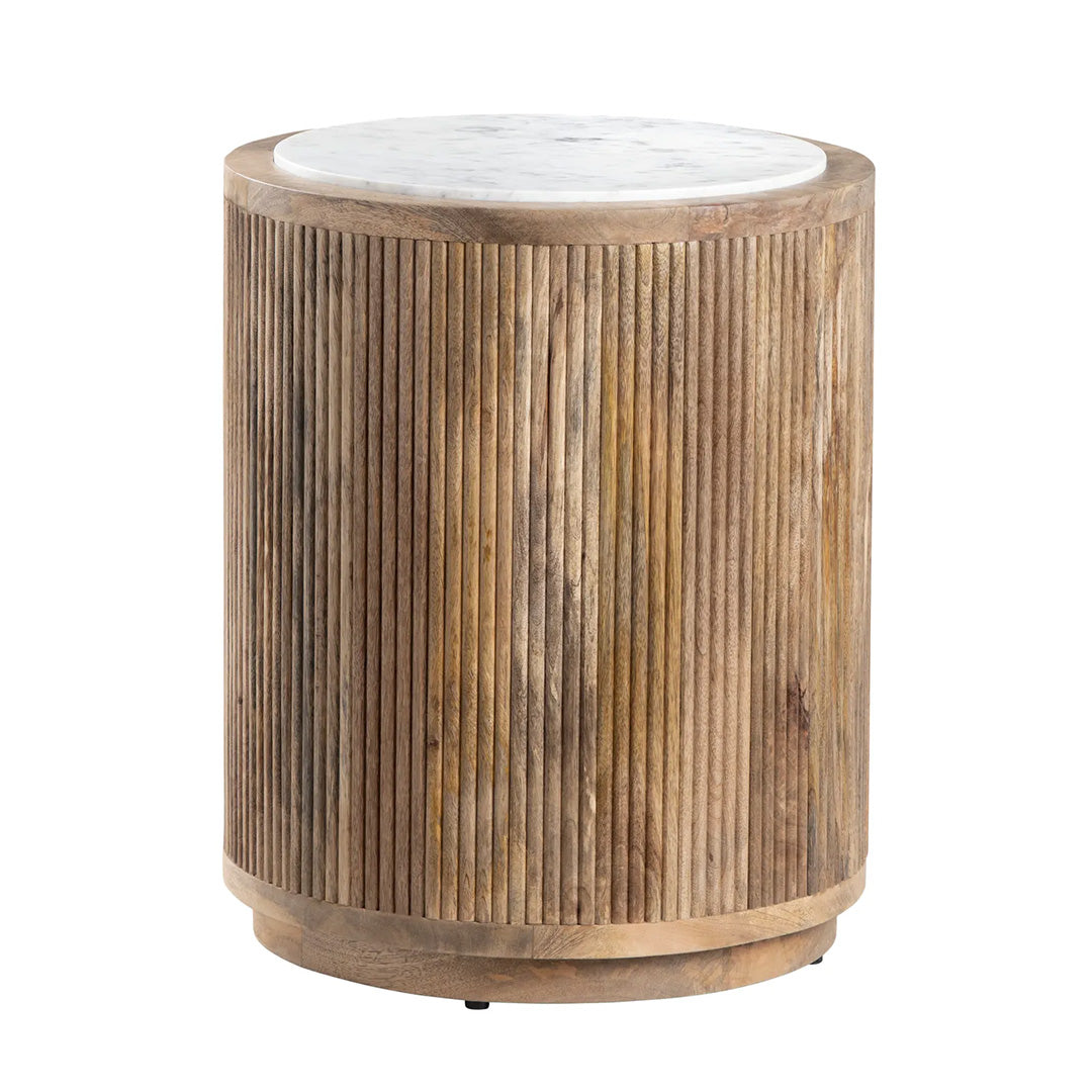 Santorini Round End Table
