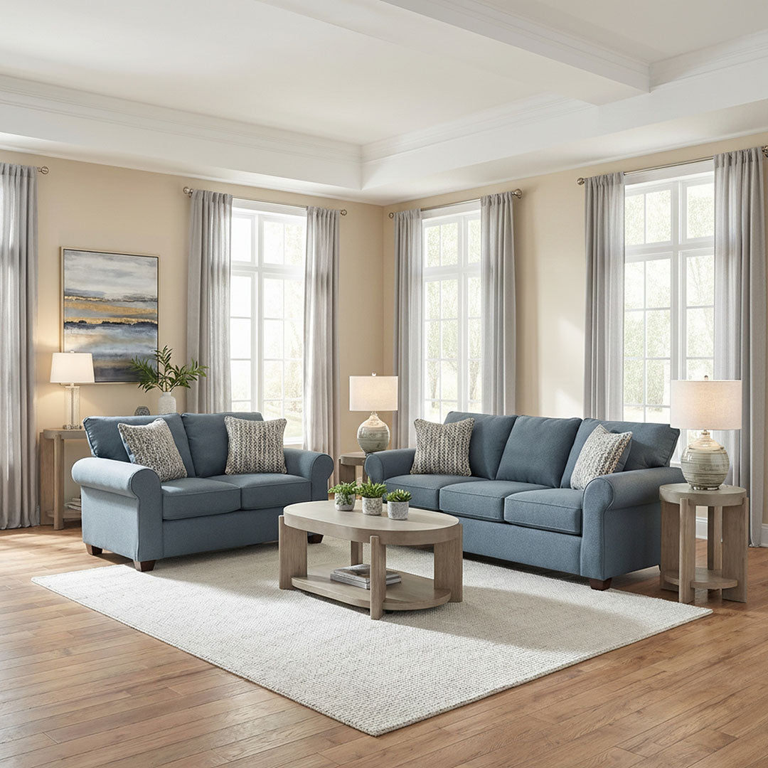 Collins Sofa and Loveseat
