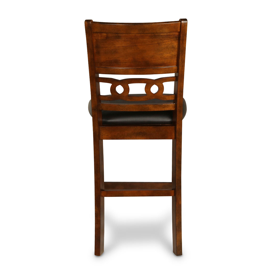 Silla de altura de mostrador Gia - Marrón
