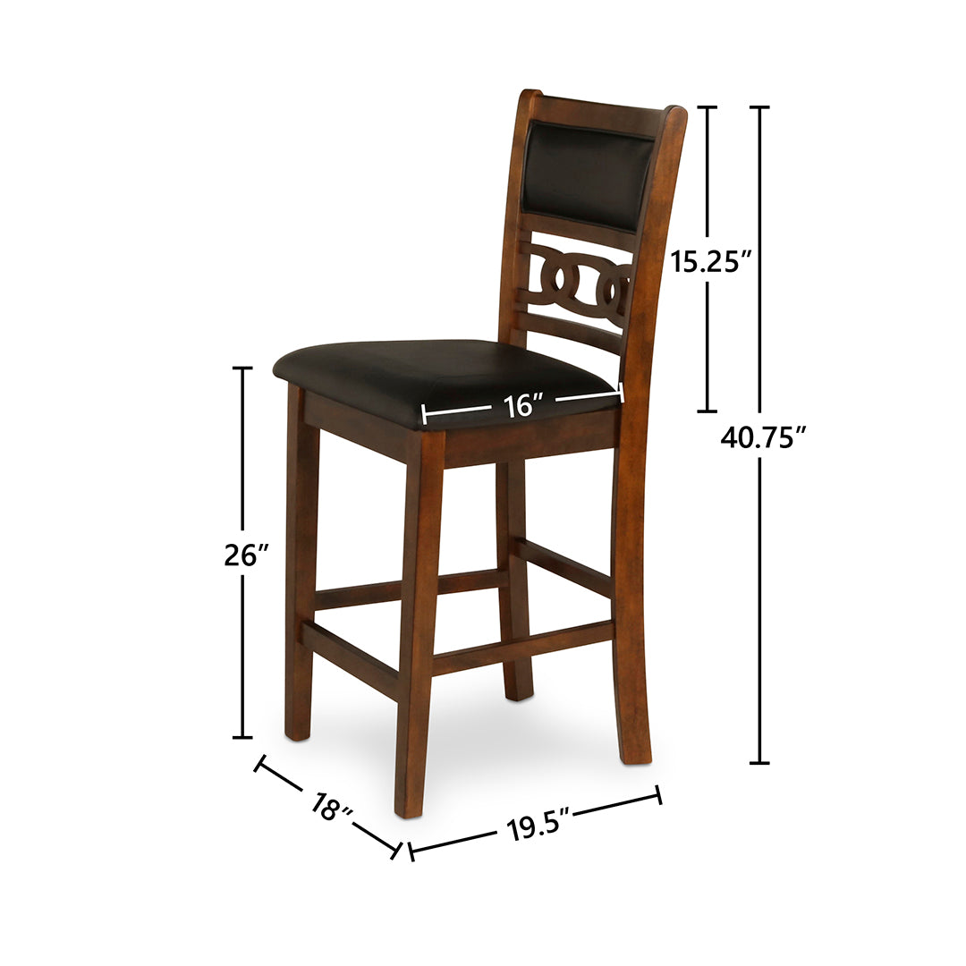 Juego de comedor de pub redondo Gia