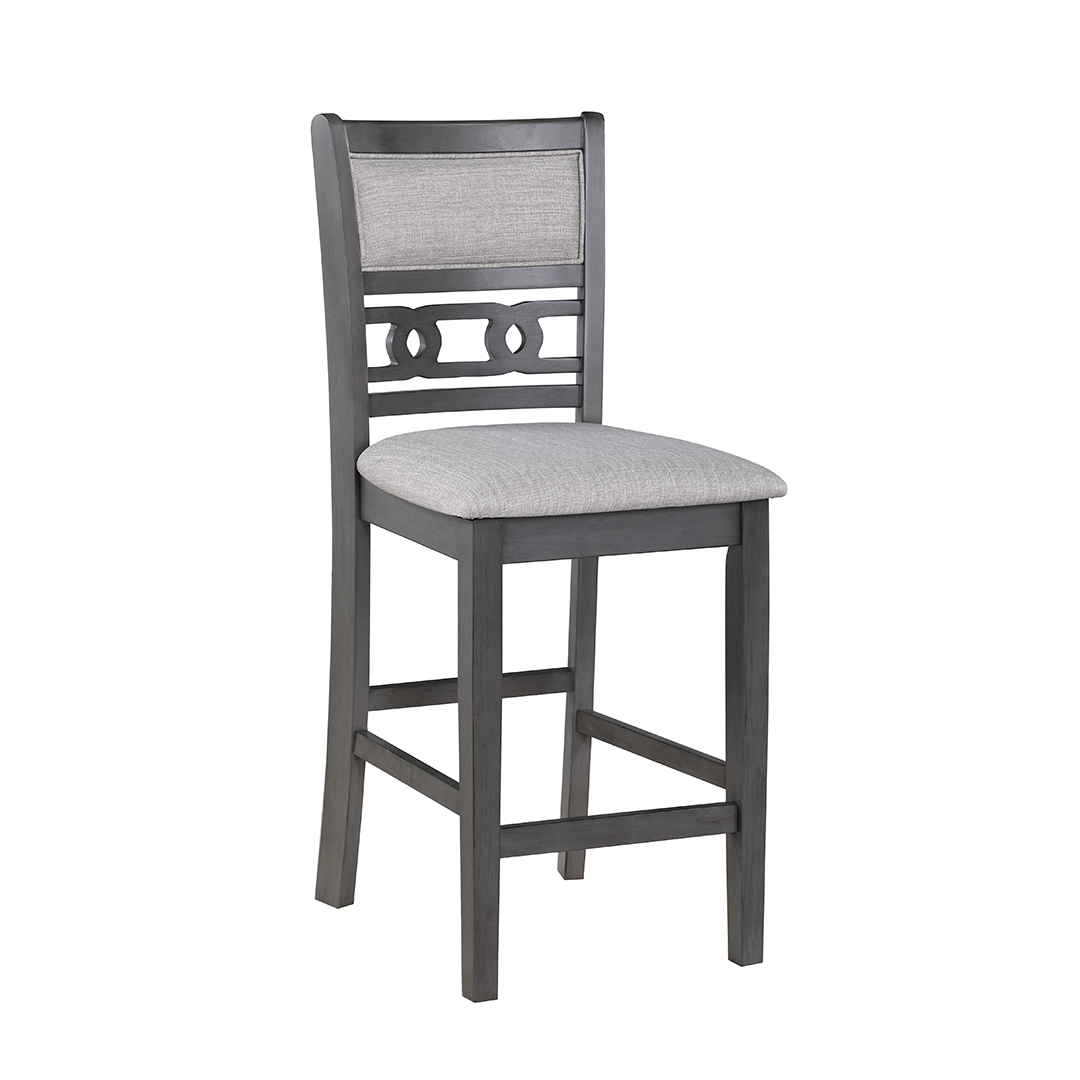 Silla de altura de mostrador Gia - Gris