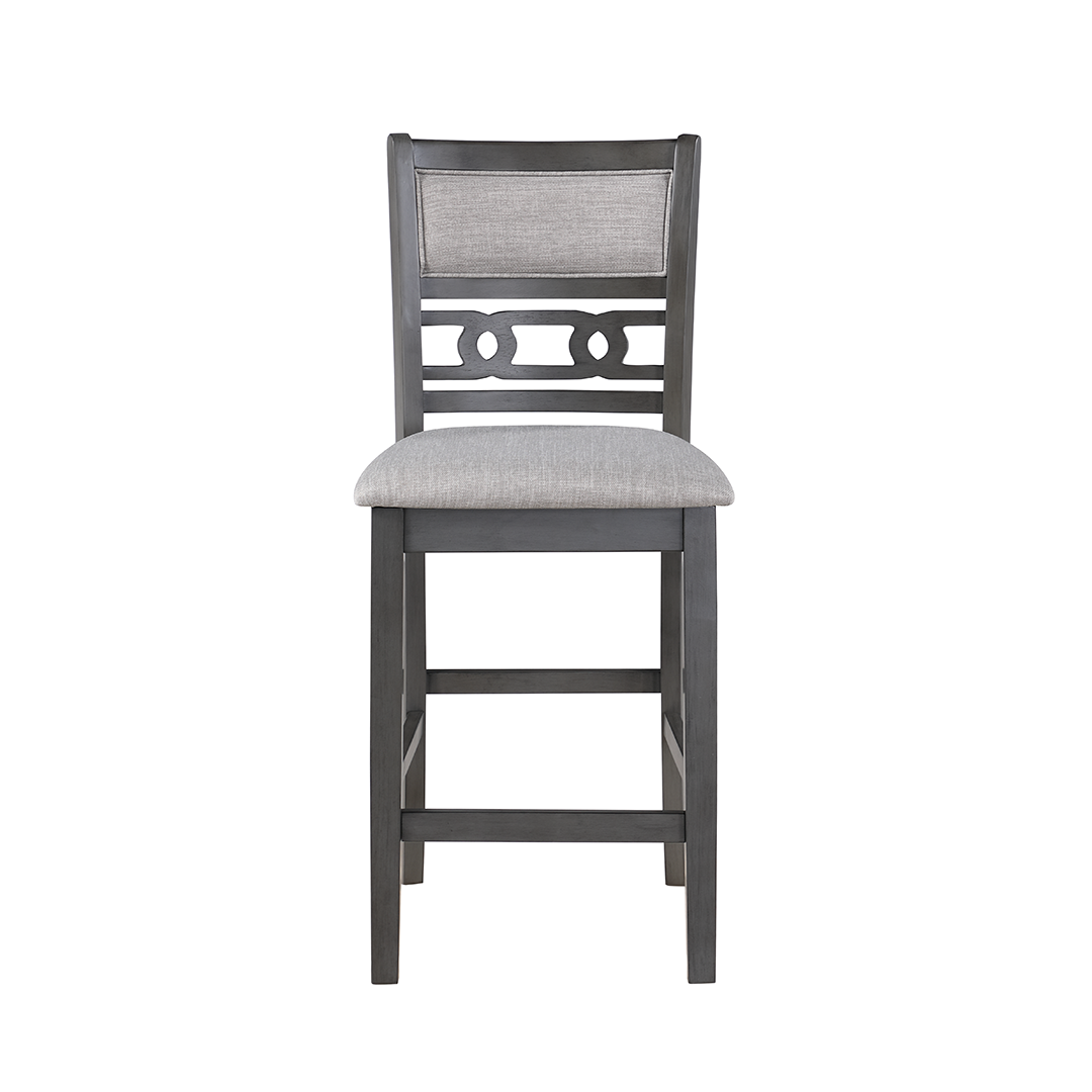 Silla de altura de mostrador Gia - Gris