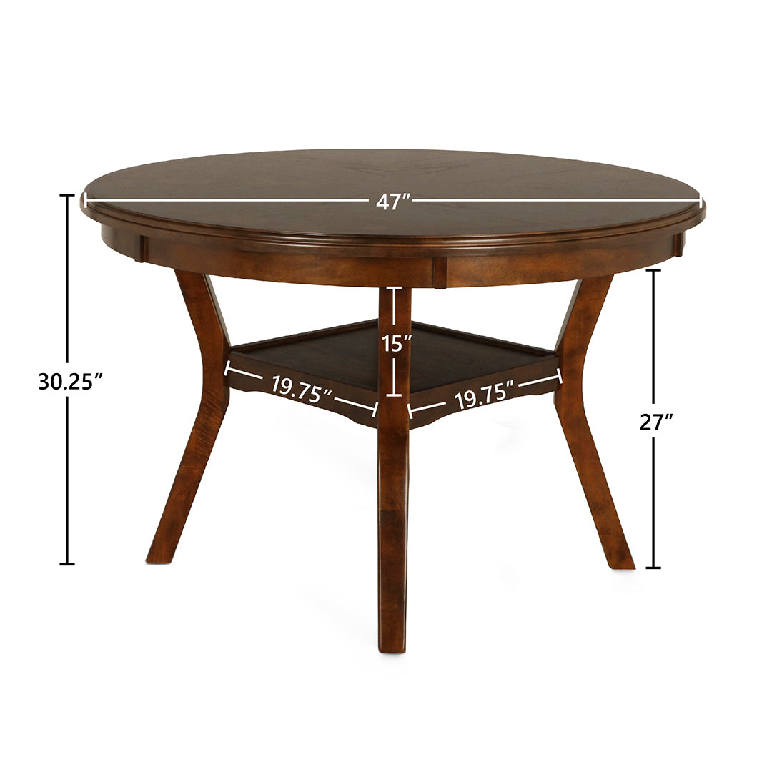 Juego de comedor redondo Gia (5 piezas)