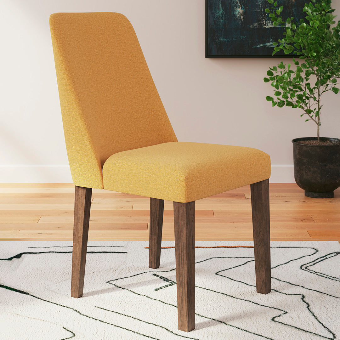 Silla de comedor Lyncott - Mostaza