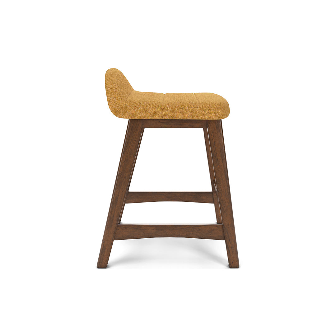 Lyncott Counter Height Bar Stool - Mustard