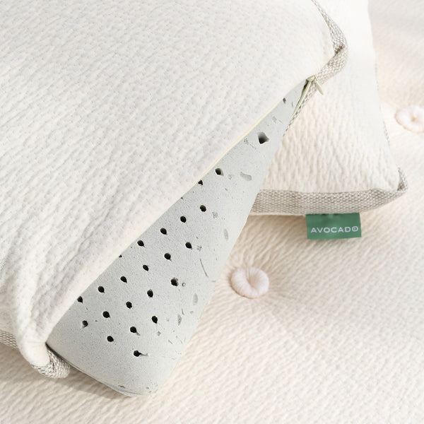 Avocado Molded Latex Pillow