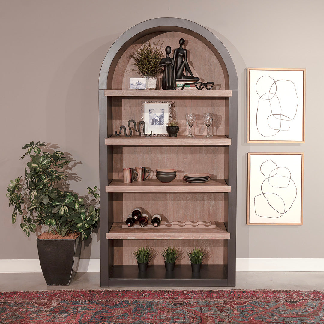 Logan Arched Bookcase