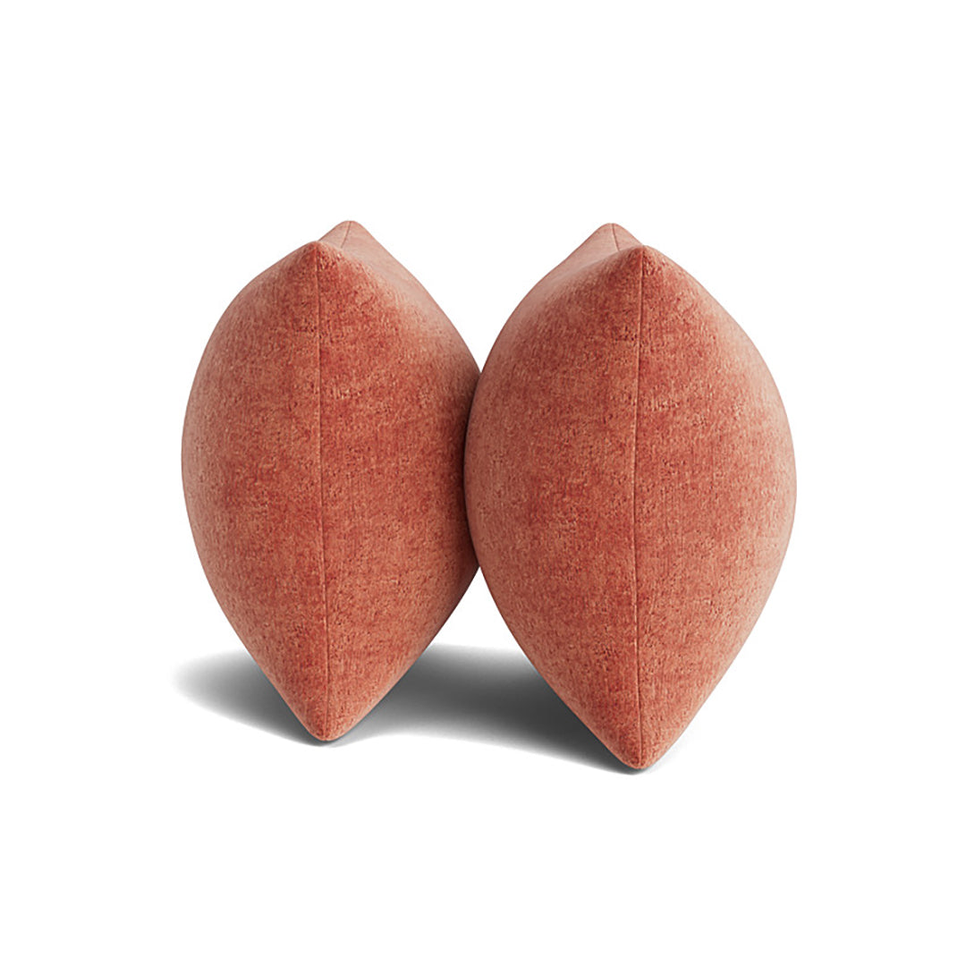 Joybird mauve pink accent throw pillows
