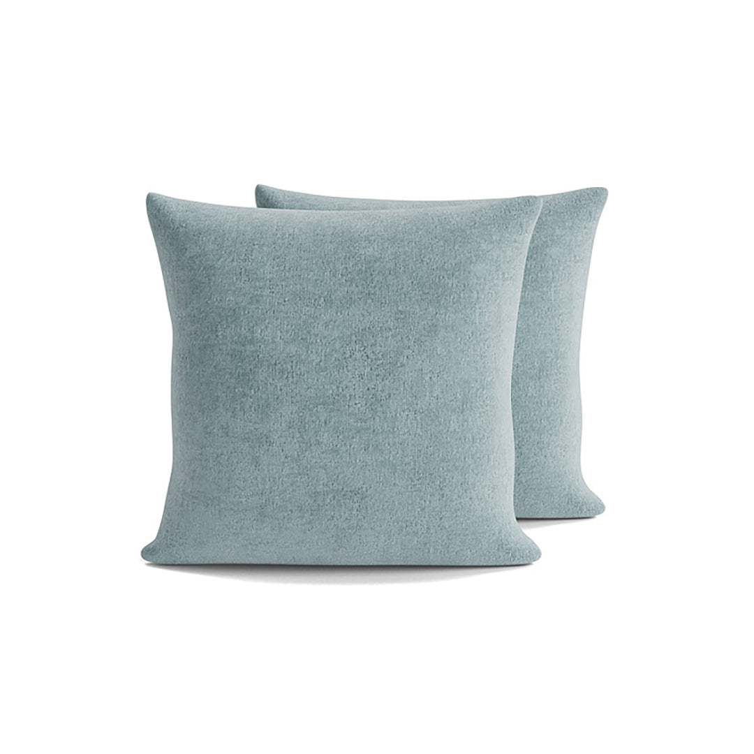 Joybird light blue accent throw pillows