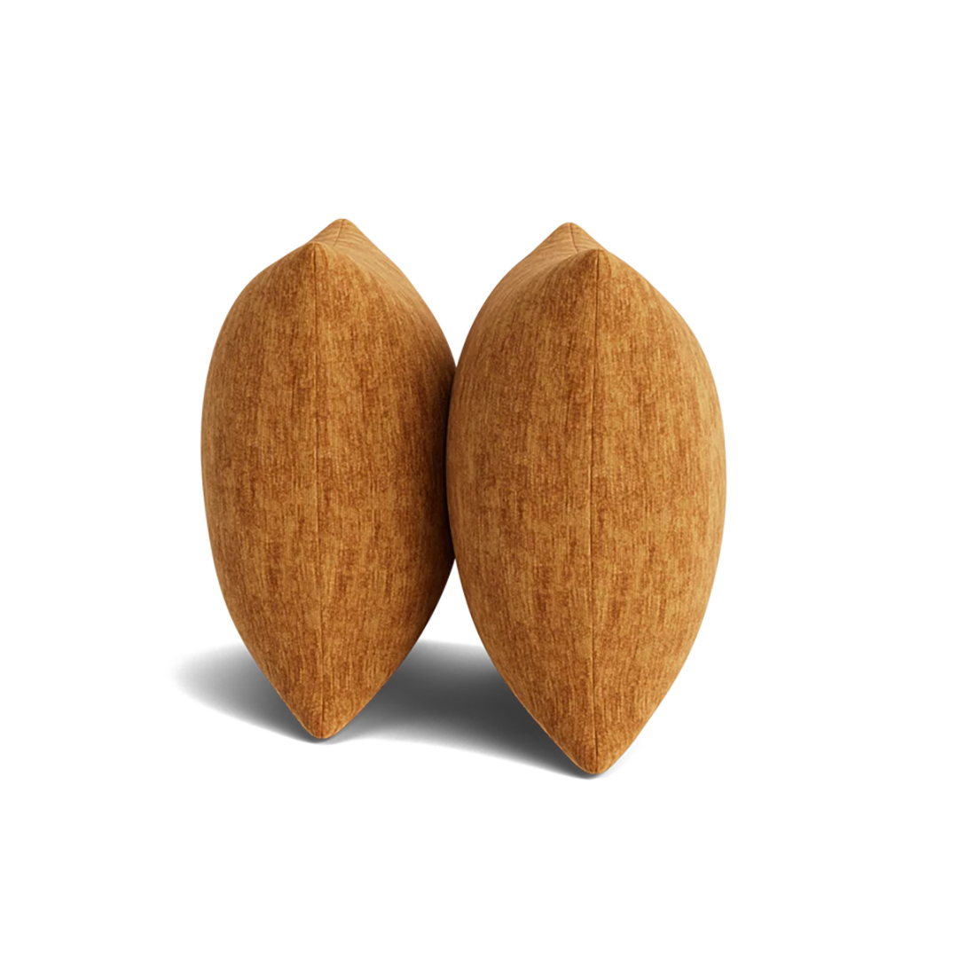 Crave Orange Accent Pillows (Set of 2)