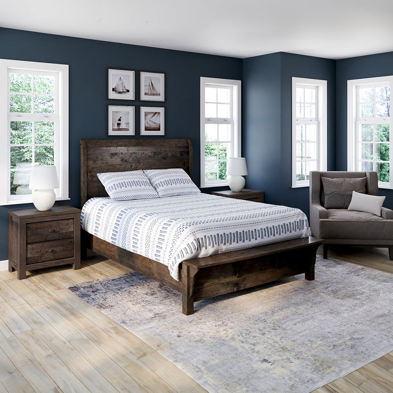 Denver Bed in a styled bedroom