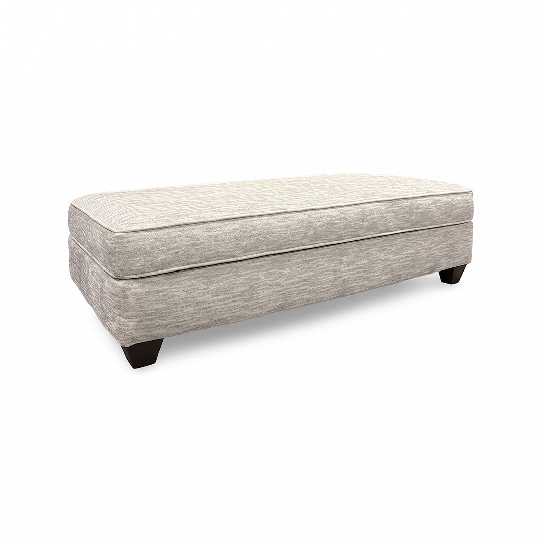 Dove Ottoman from Peak Living in Gray, Made in USA
