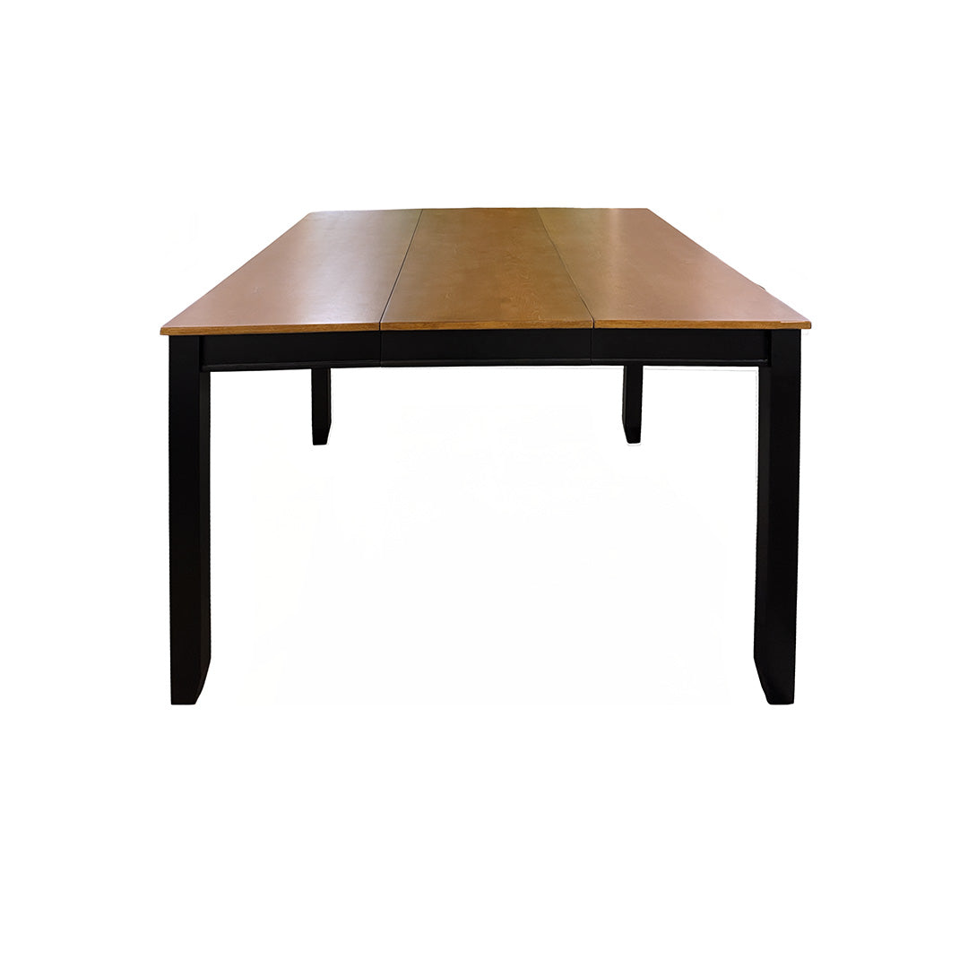 Juego de comedor Drake (5 piezas) (Seats 4-6) from Worldwide Designs in White Solid Wood - Black finish