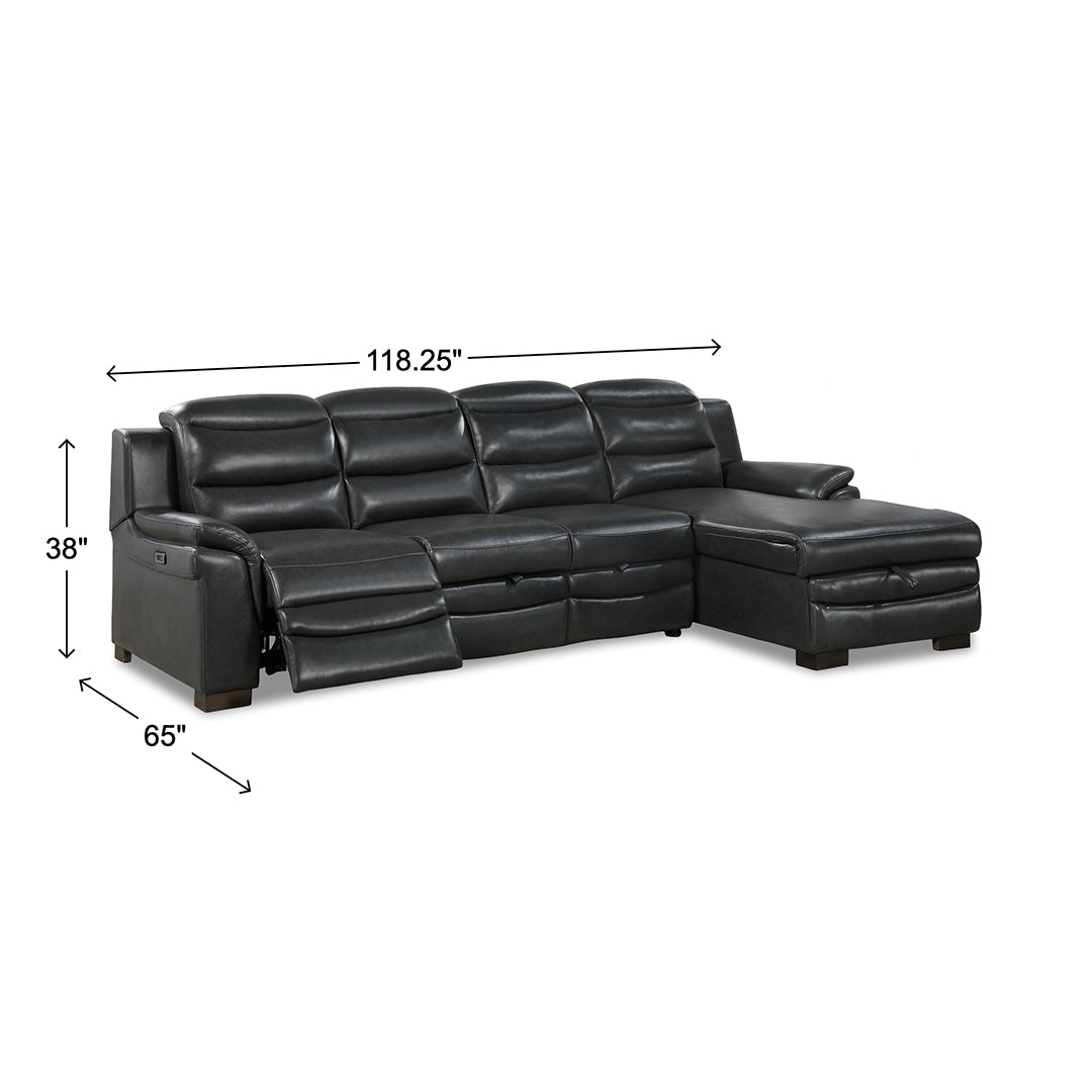 Drifter Power Reclining Pop Up Sectional