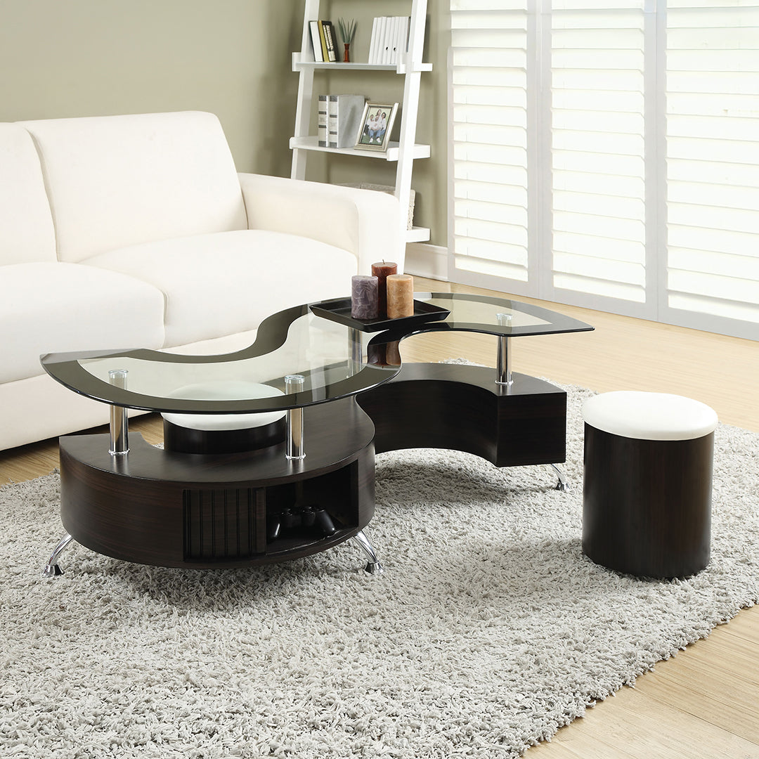 Eclipse Cocktail Table with Stools